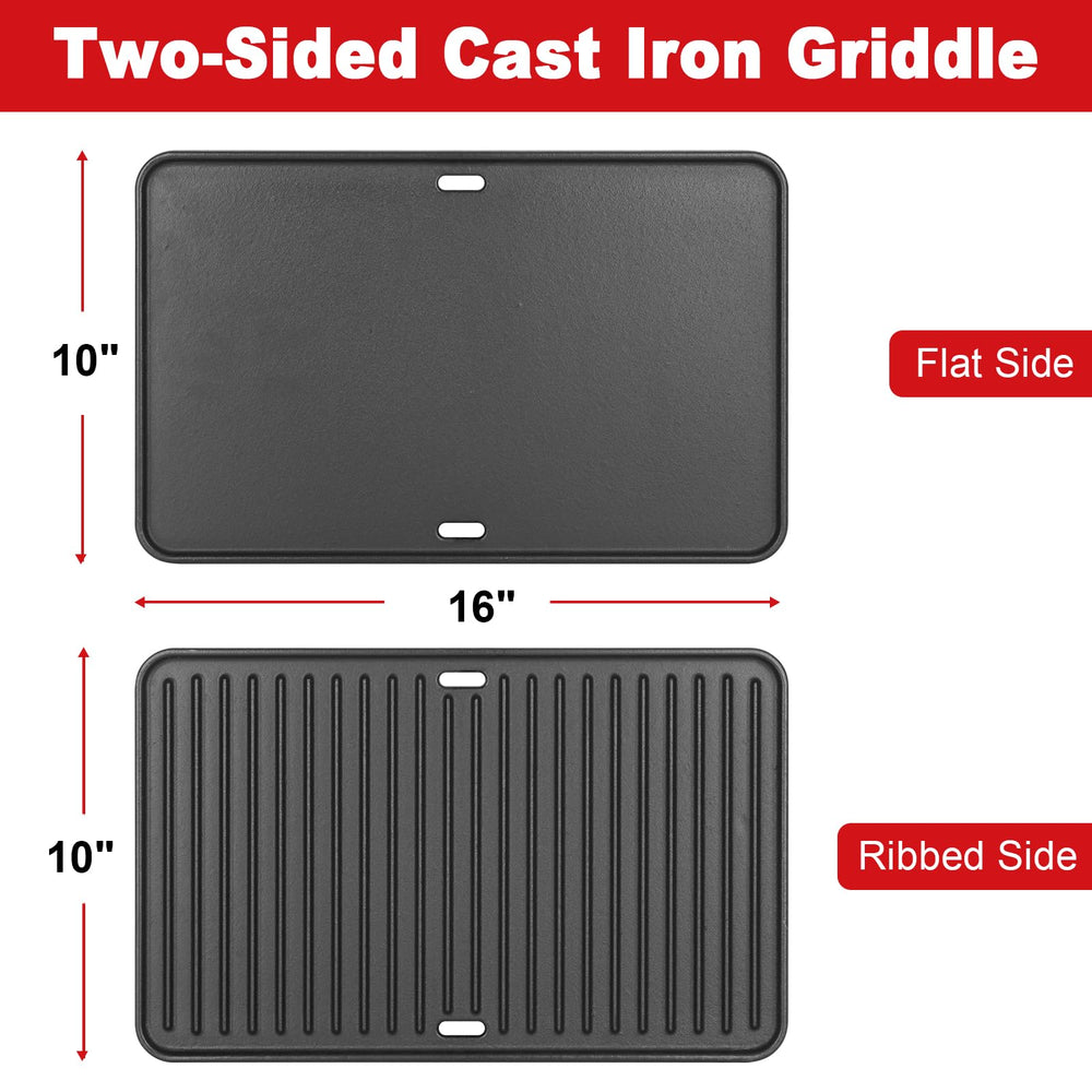 DELSbbq close-up of smooth cast iron surface showing even texture and easy searing benefit