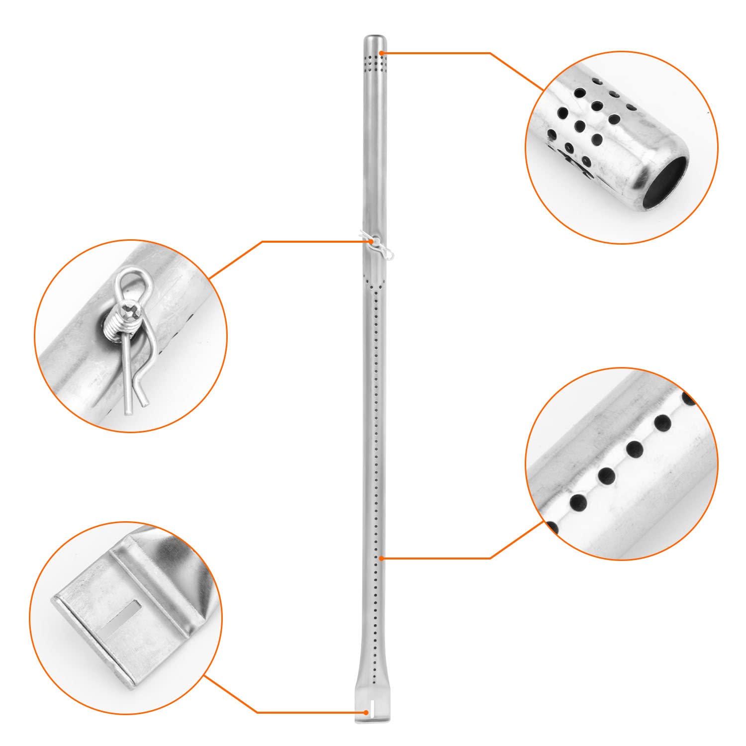 DELSbbq wave clip and fasteners laid out to show secure mounting and simple install