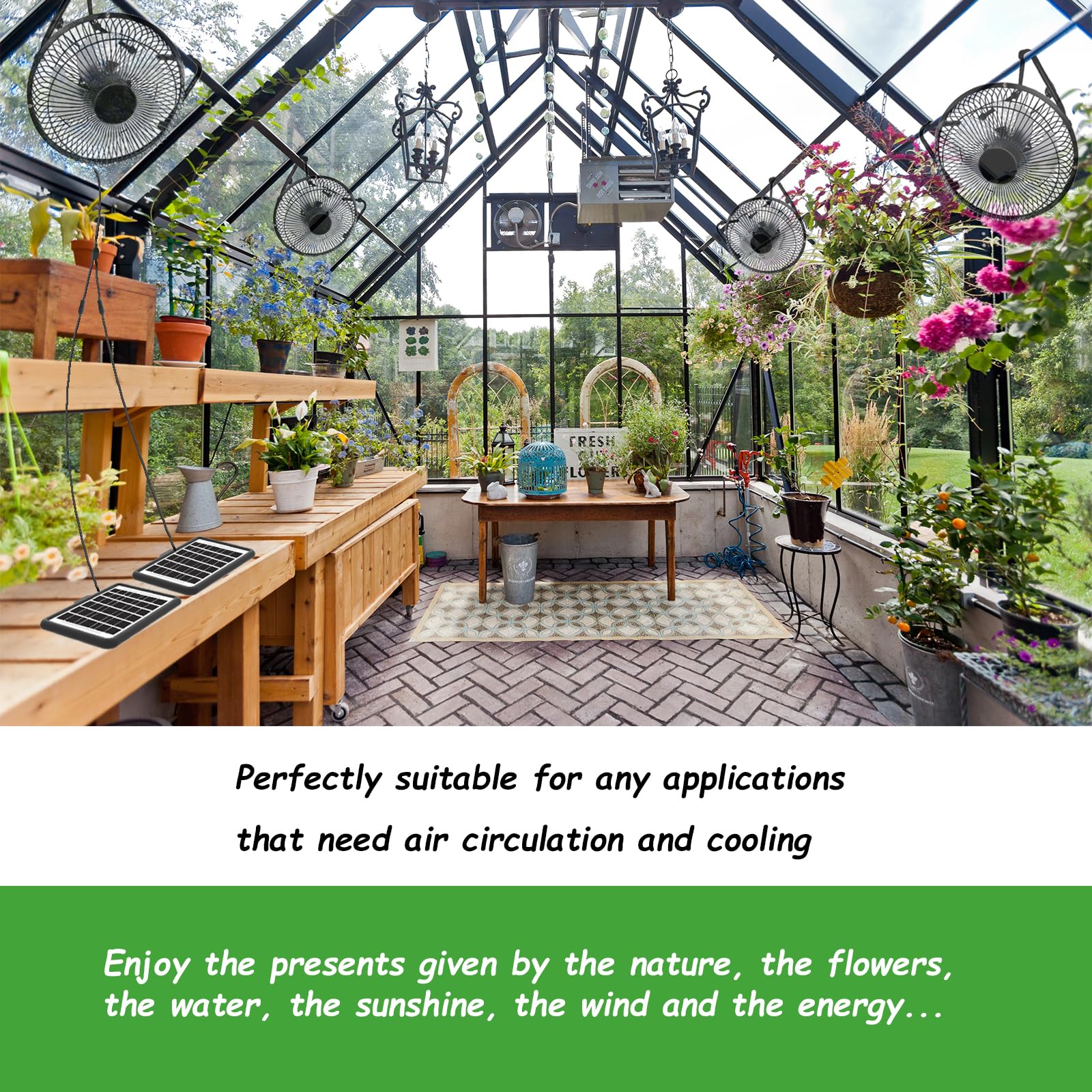 DELUMEE fan mounted in chicken coop providing daytime air circulation for comfort
