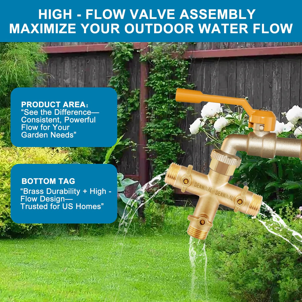 Denninal thread and rubber gasket detail highlighting leak-resistant seal for water savings