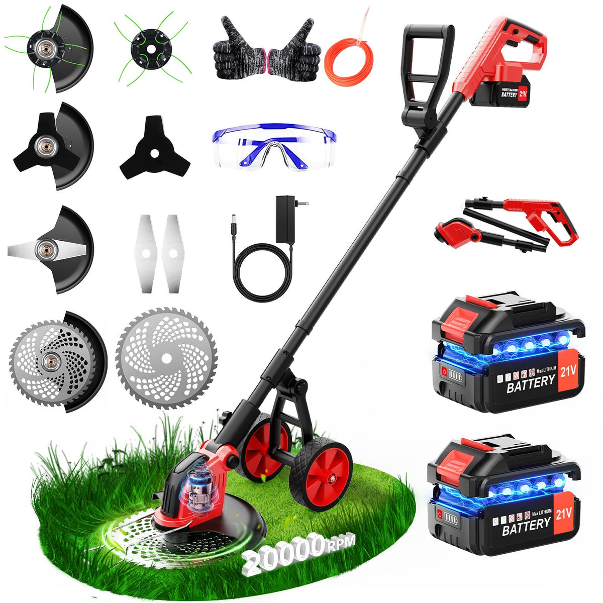 denqir front unit overview showing full 4-in-1 tool and wheel benefit portability