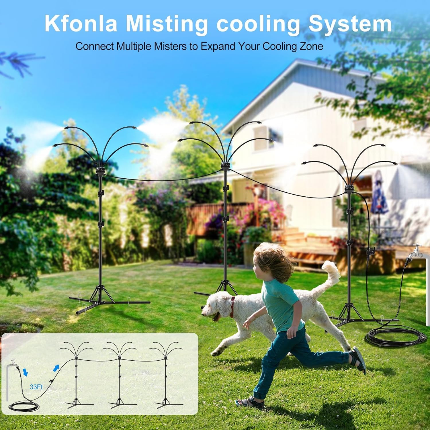 DENSAIL inline filter detail preventing clogs and ensuring consistent mist performance