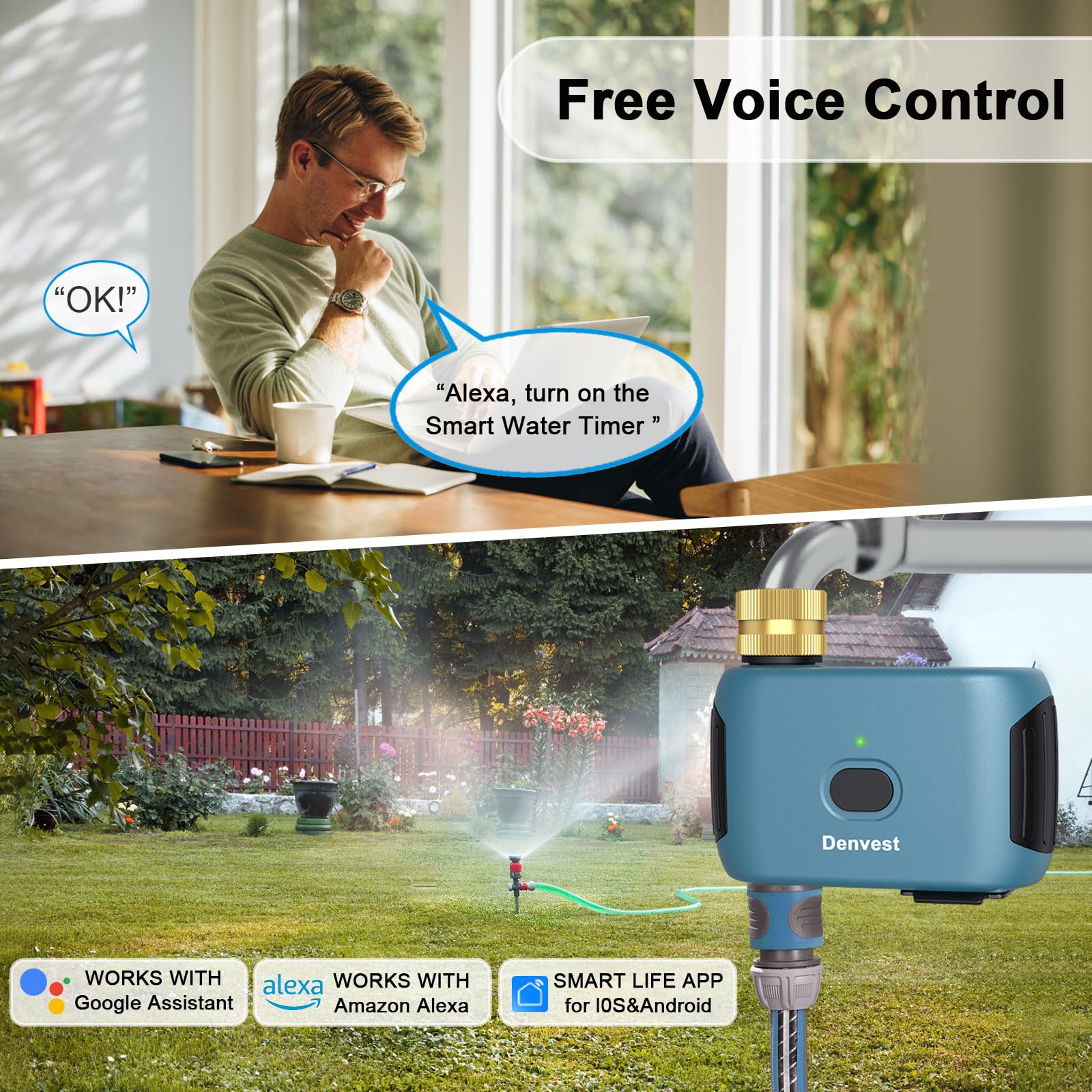 Denvest side profile with sealed battery cover showing moisture protection