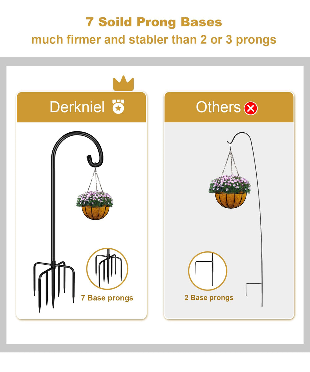 Derkniel powder-coated finish close-up showing rust-resistant protection outdoors
