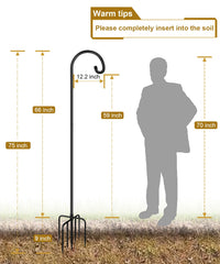 Derkniel metal pole connection showing adjustable height and easy tightening benefit