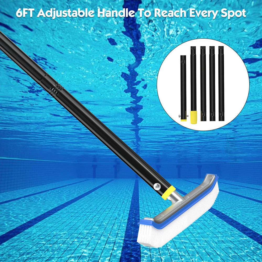 DEROFIT angled brush head detail showing 45 degree reach for corners