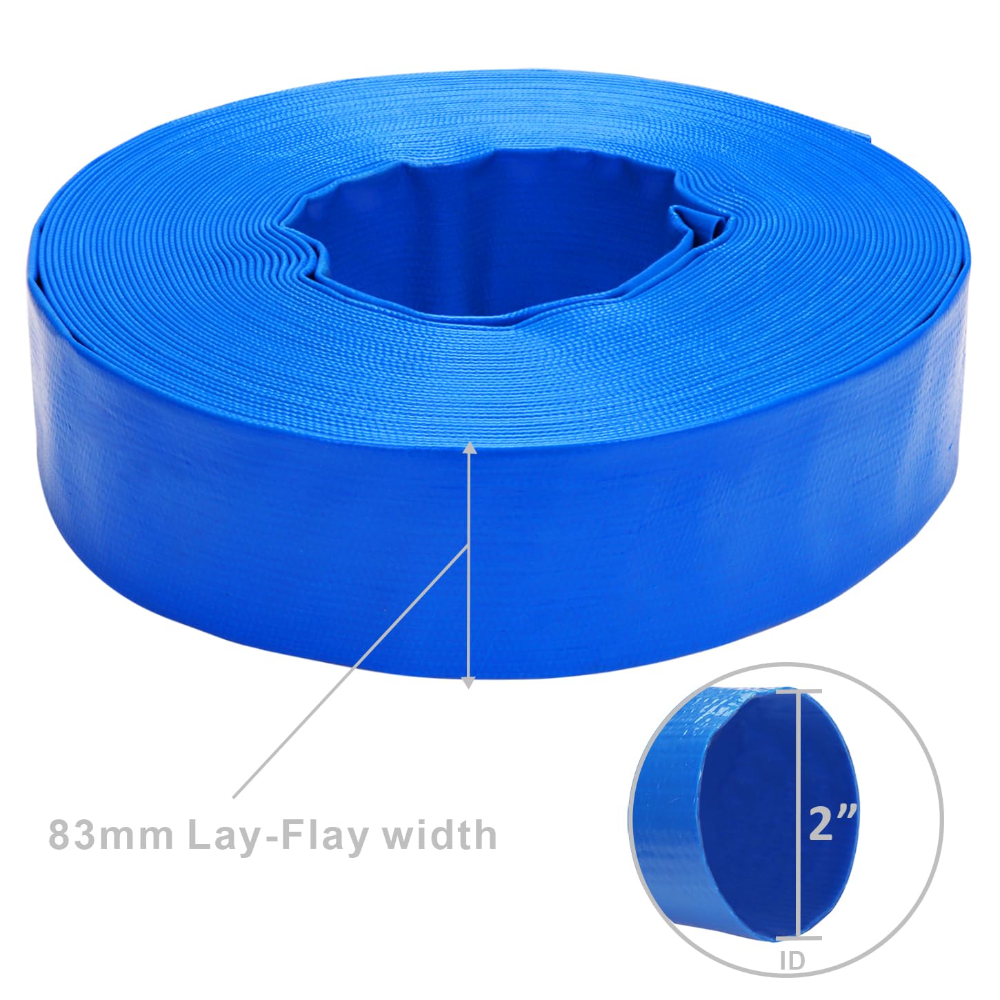 DERPIPE reinforced polyester weave close-up showing texture and abrasion-resistant PVC jacket