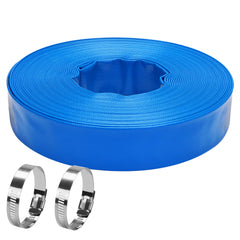 DERPIPE front view of hose showing label and 1.5 inch diameter for easy identification