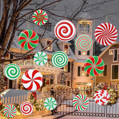 DERTE candy ornament hanging on a Christmas tree adding bright holiday cheer