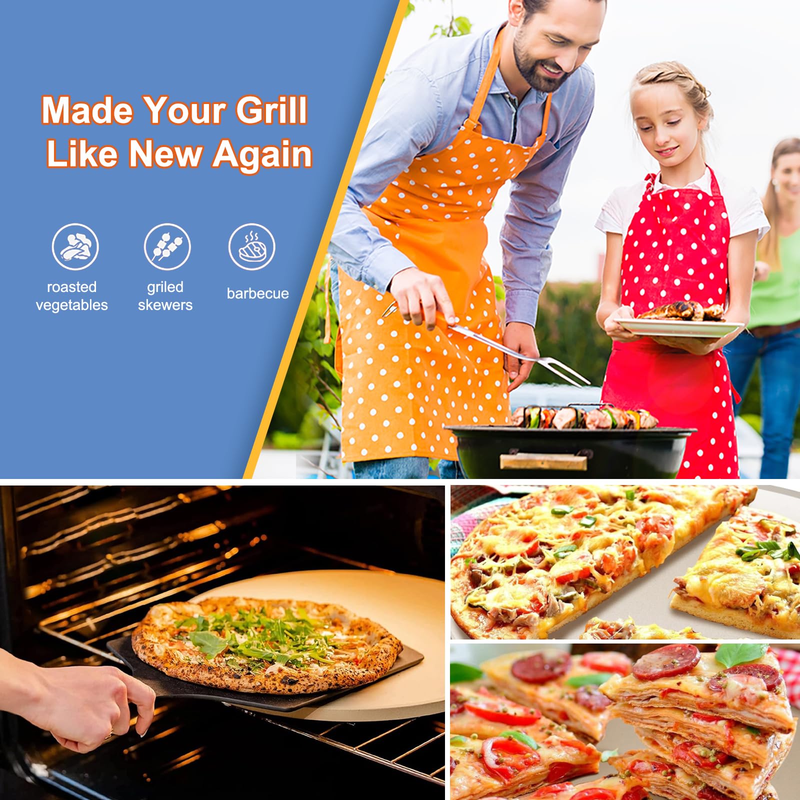 Derurizy plates in backyard grill scene showing improved cooking results benefit