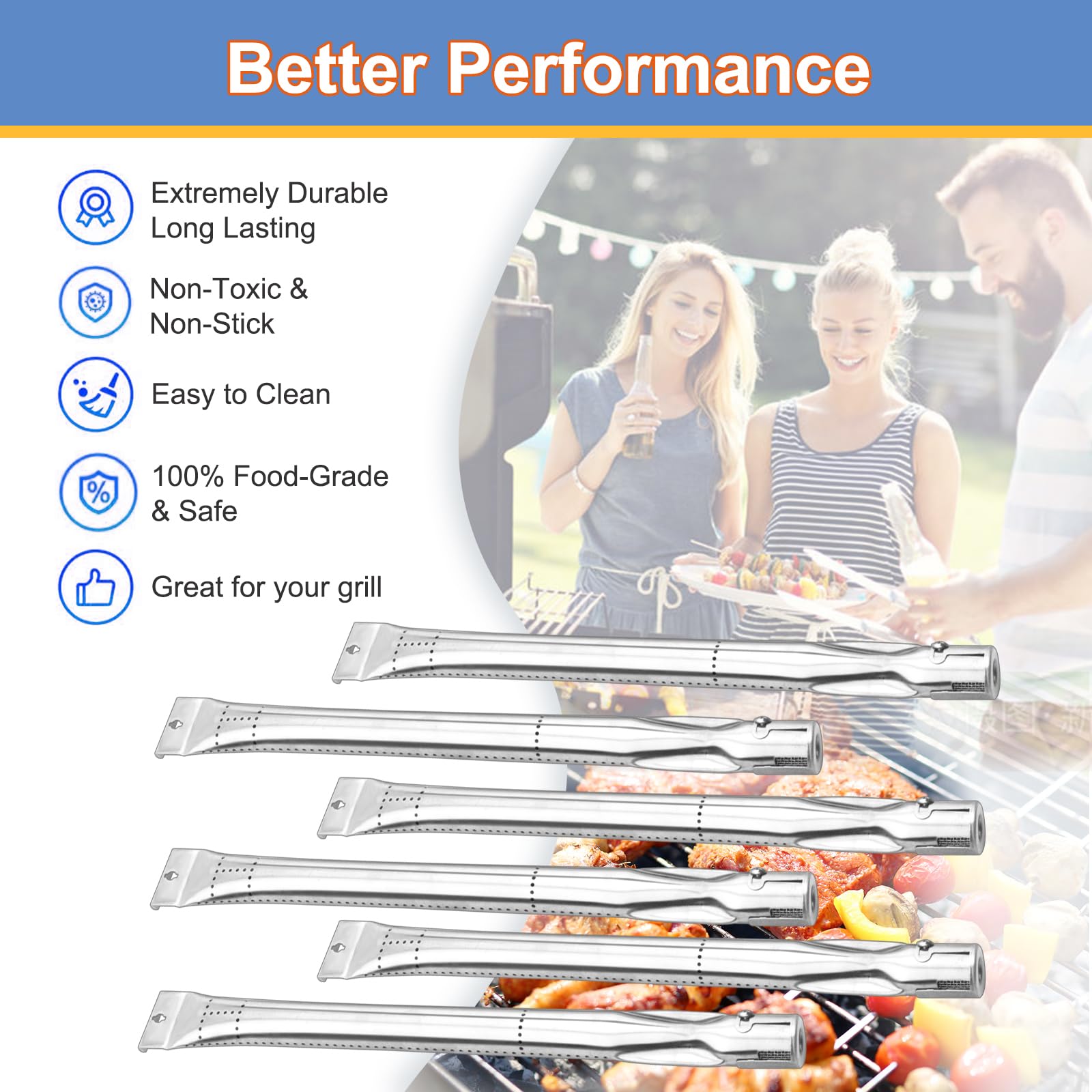 Derurizy stainless steel finish highlighting corrosion resistance