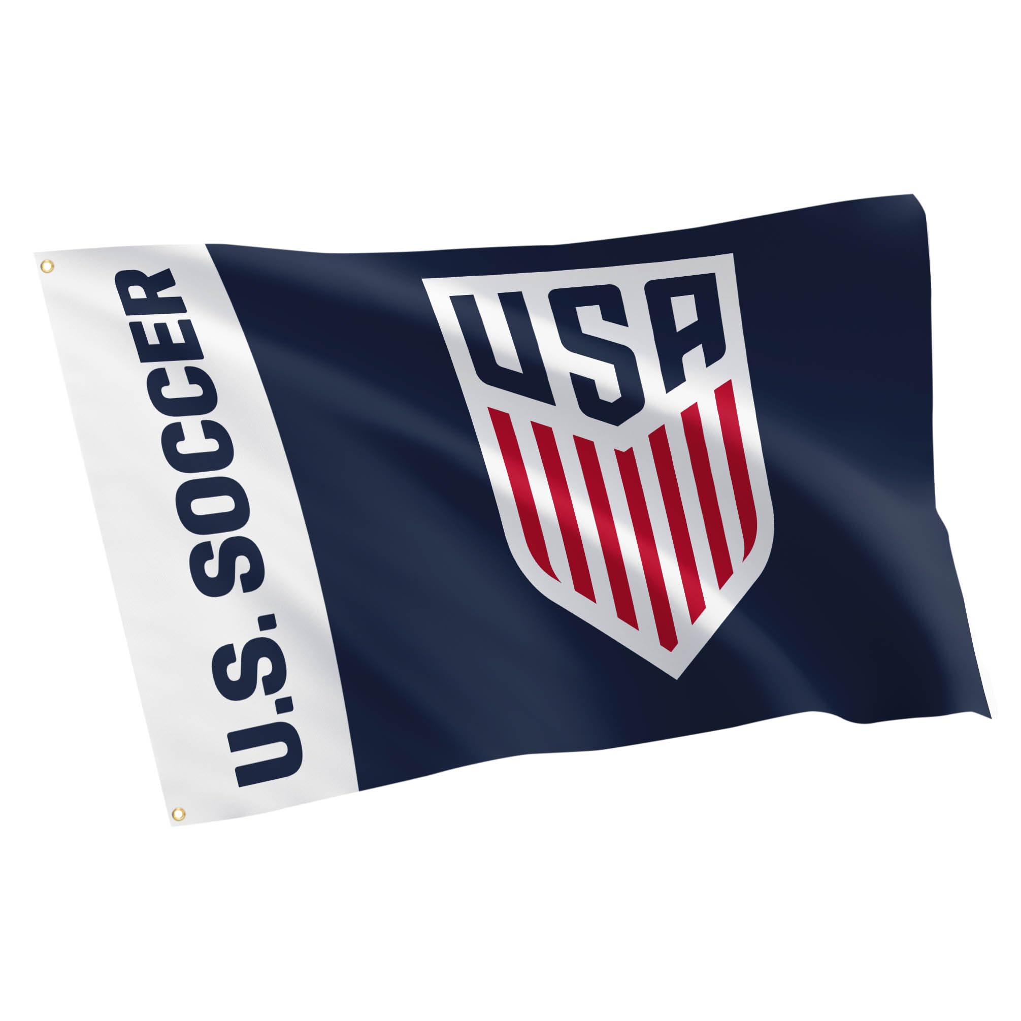 Desert Cactus flag front view showing bold USMNT design and fan appeal
