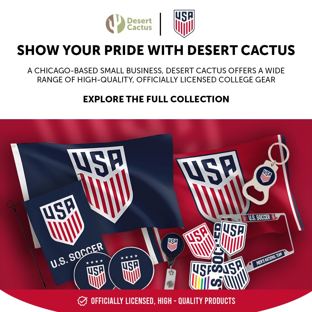 Desert Cactus flag beside a chair showing 3x5 ft scale benefit