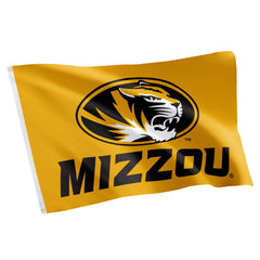 Desert Cactus Mizzou flag front view showing clear team design and vibrant colors