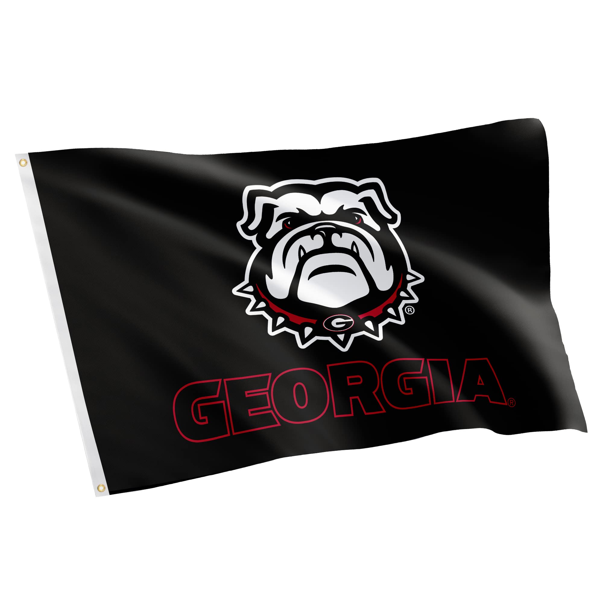 Desert Cactus UGA flag front view showing bold team logo for proud display