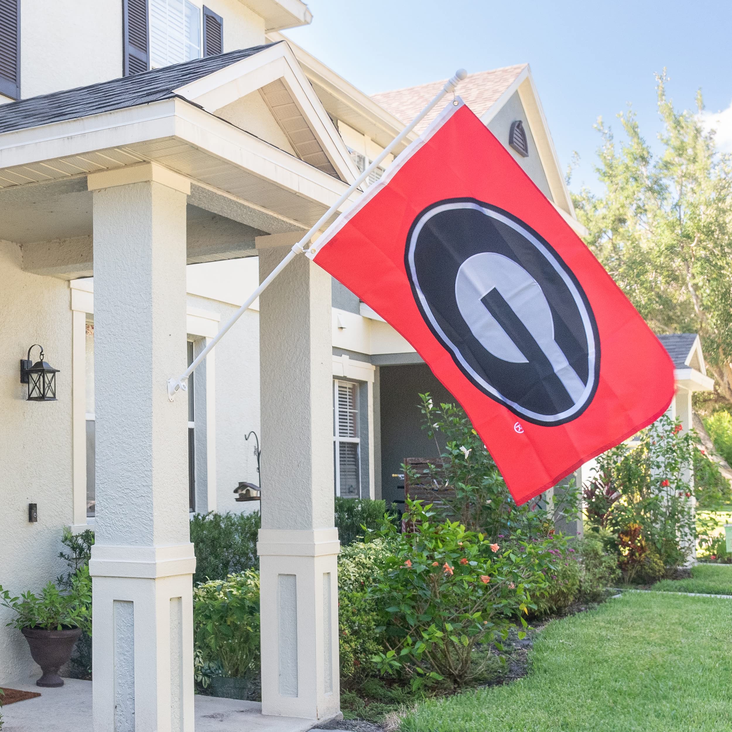 Desert Cactus flag in tailgate setting showing spirited game-day decoration benefit