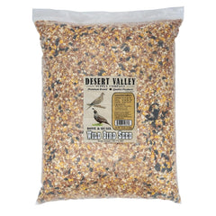 Desert Valley Supply front packaging showing resealable 10 lb bag and benefits