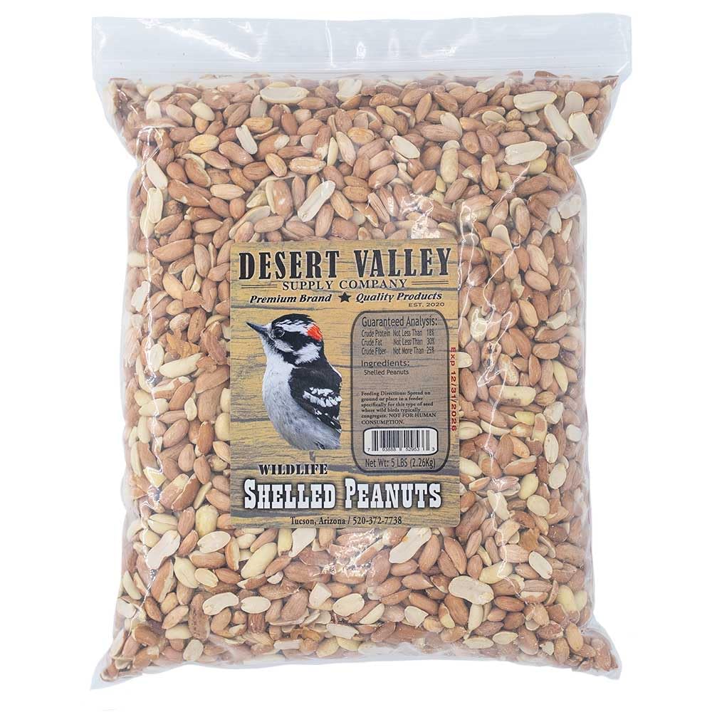Desert Valley Supply bag front view showing resealable 5 lb pack and label benefit