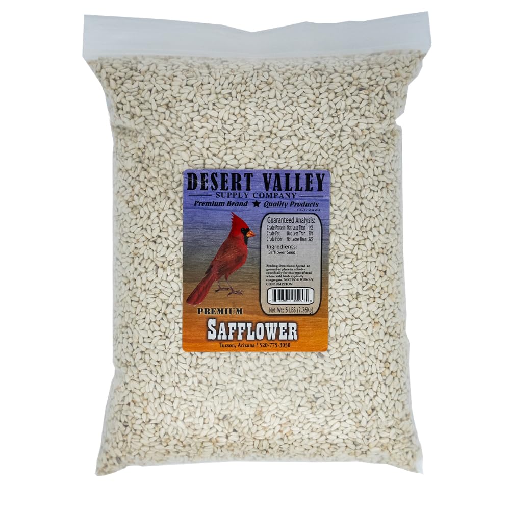 Desert Valley front packaging showing resealable 5 lb bag and clear label, promotes freshness