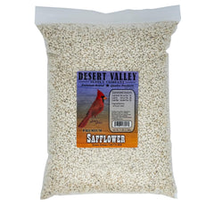 Desert Valley front packaging showing resealable 5 lb bag and clear label, promotes freshness