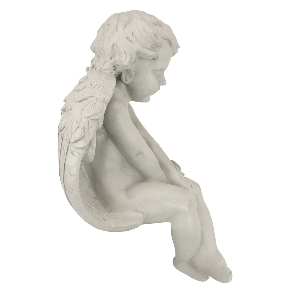 Design Toscano textured antique stone finish showing realistic carved appearance