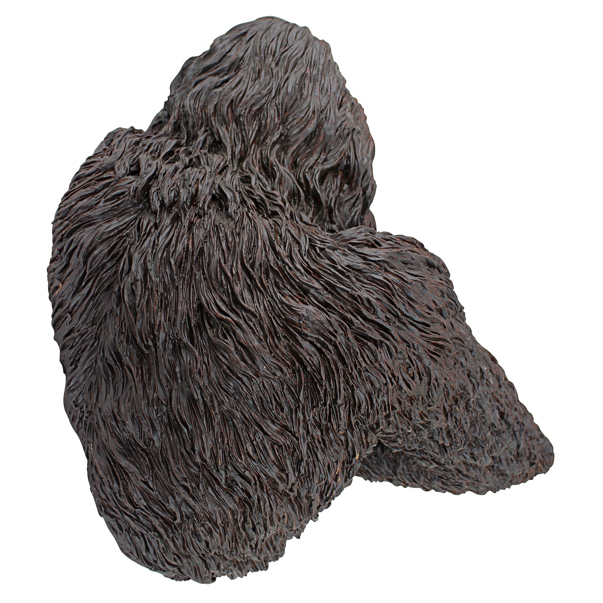Design Toscano Bigfoot close texture shot showing crushed-stone polyresin detail and realism