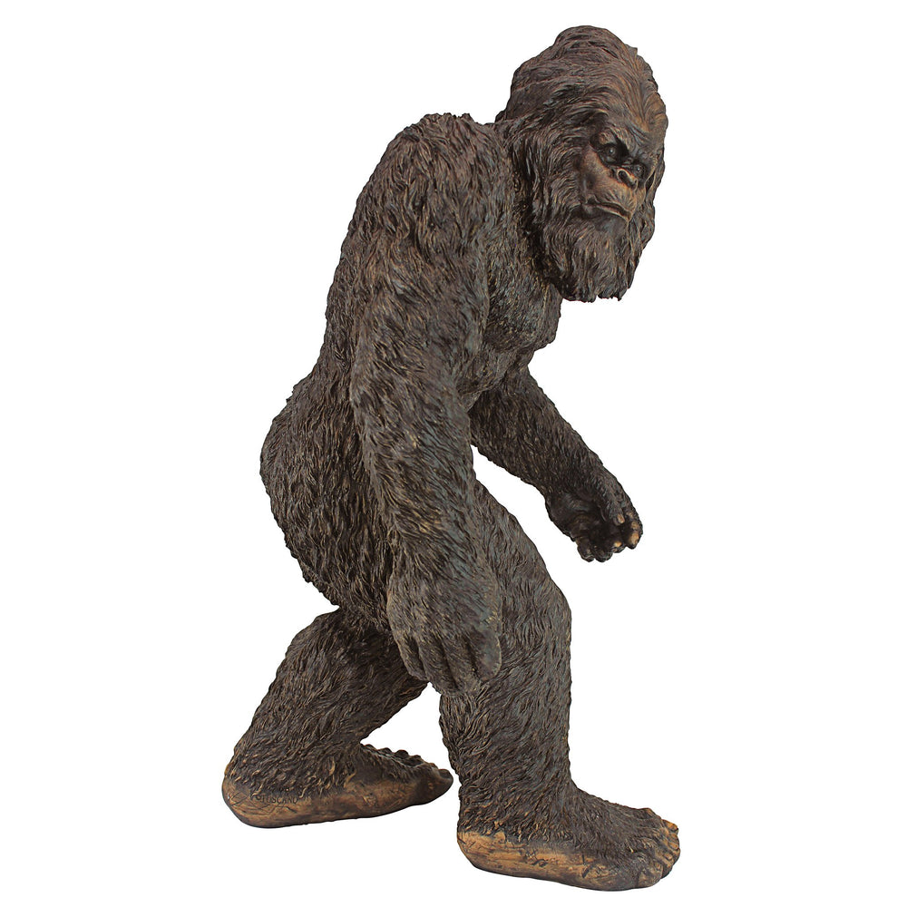 Design Toscano side profile Bigfoot highlighting silhouette and stable stance benefit