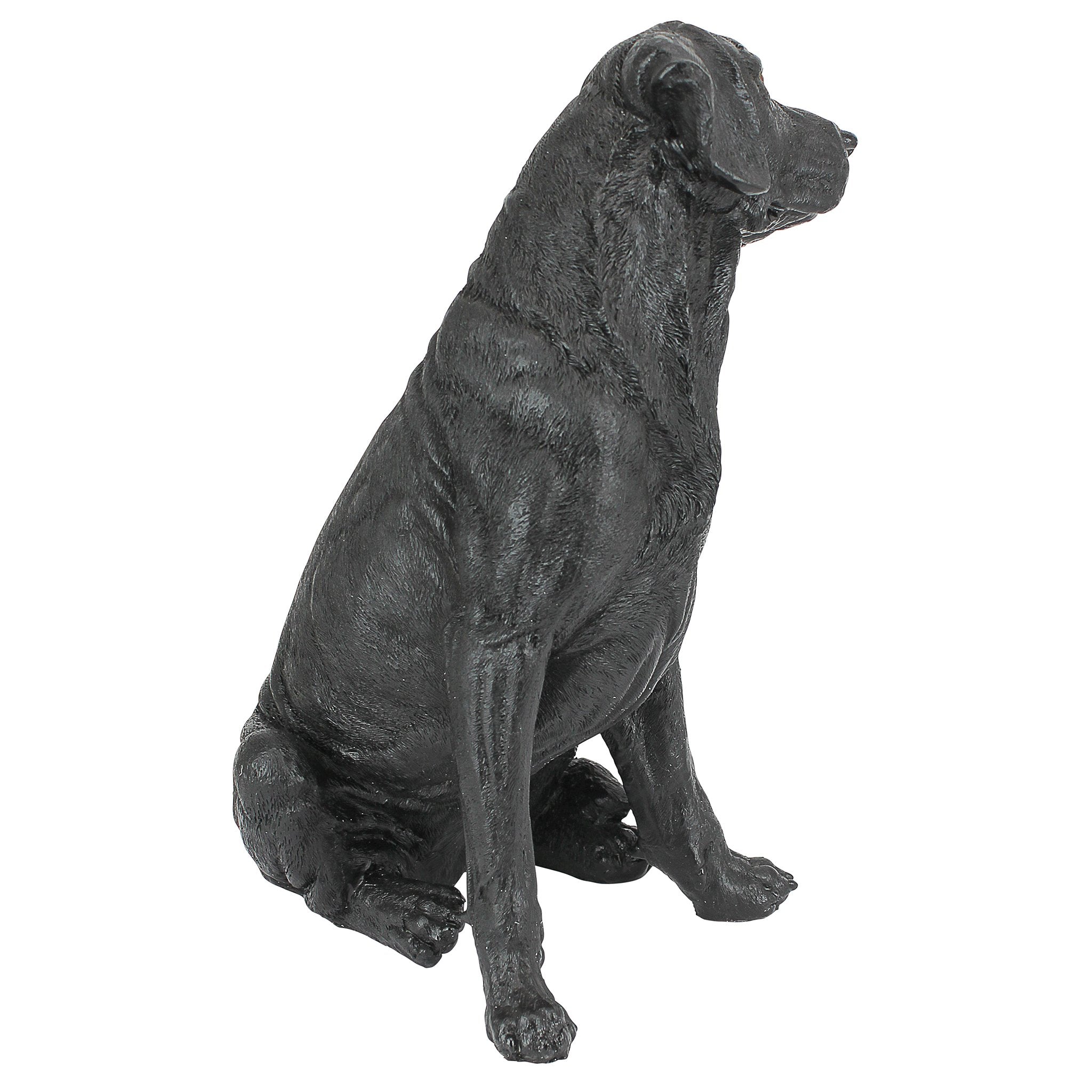 Design Toscano Labrador statue in garden adding whimsical curb appeal