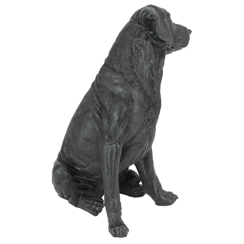 Design Toscano Labrador statue in garden adding whimsical curb appeal