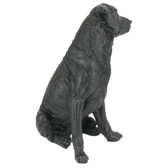 Design Toscano Labrador statue in garden adding whimsical curb appeal