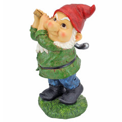 Design Toscano Bogey Burt front view showing cheerful pose and garden charm