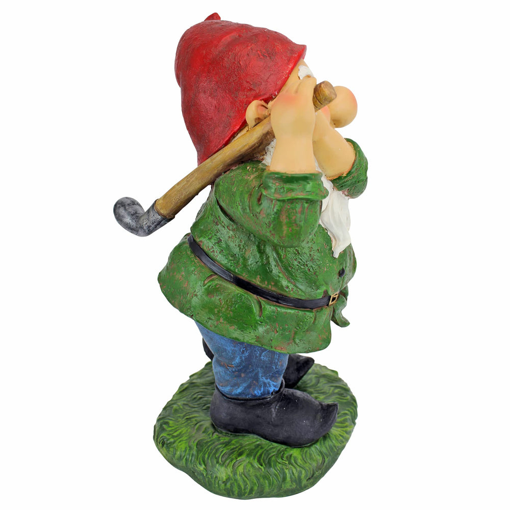 Design Toscano detail of Bogey Burt golf club emphasizing realistic sculpt and durability