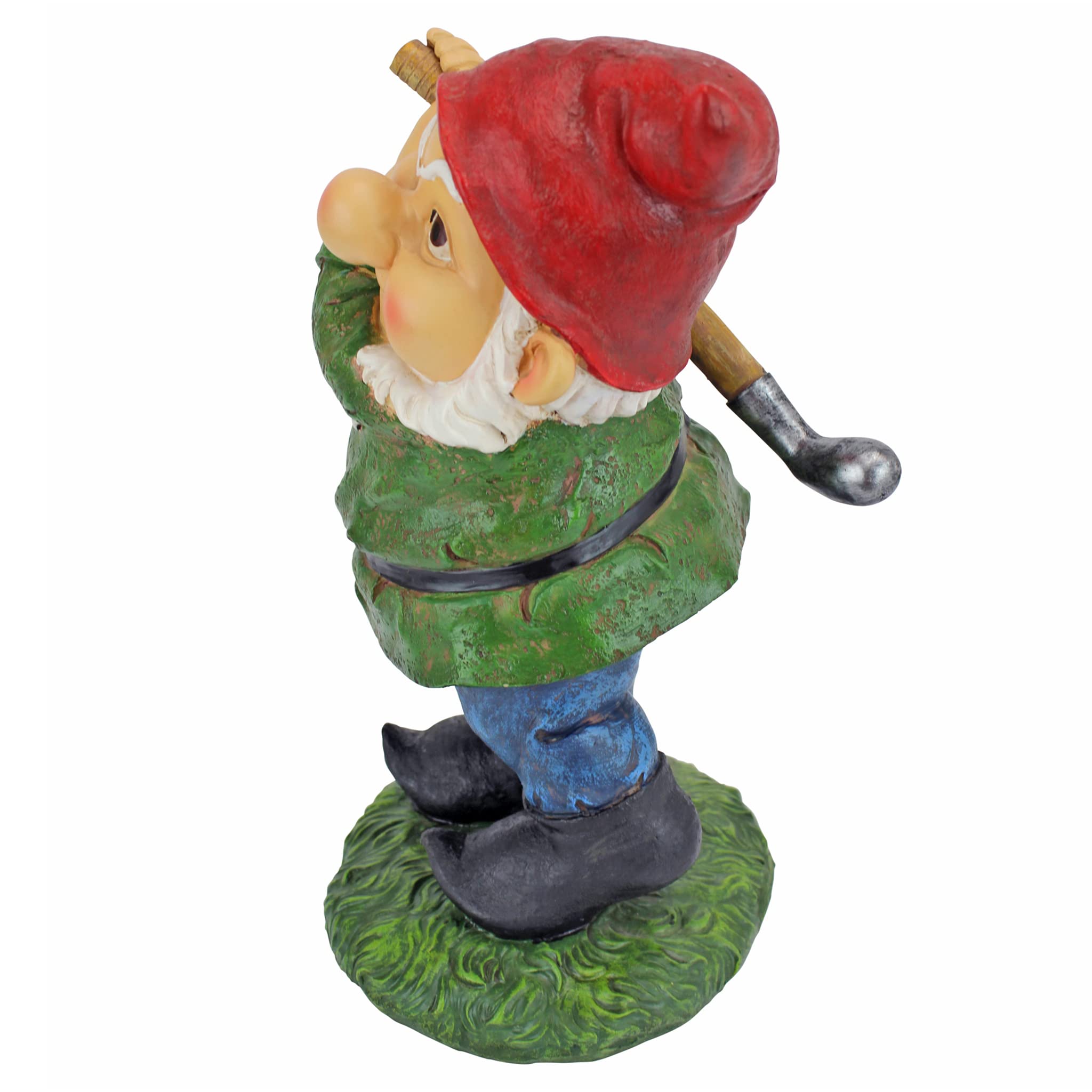 Design Toscano Bogey Burt on porch step demonstrating compact size and curb appeal