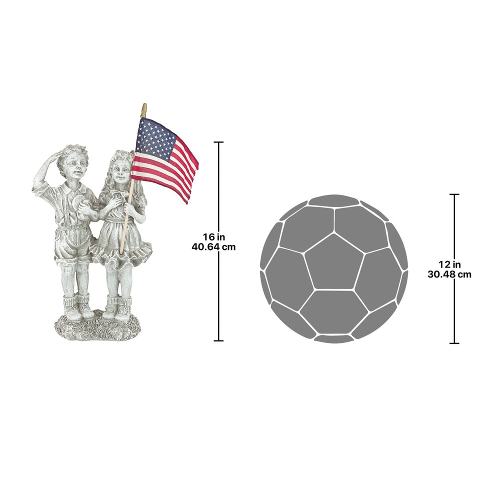 Design Toscano placed at a graveside conveying respectful tribute and remembrance