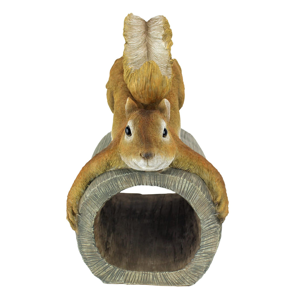 Design Toscano close-up of tail texture showing handcrafted stone-resin detail