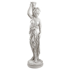 Design Toscano close-up of Dione face detail highlighting sculpted expression and elegance