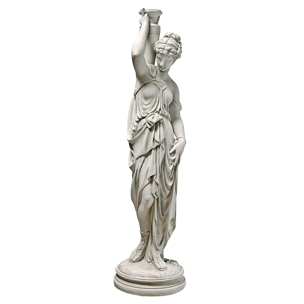 Design Toscano front view of Dione statue showing classical form and garden impact
