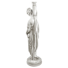 Design Toscano side profile of statue placed in garden illustrating graceful pose benefit