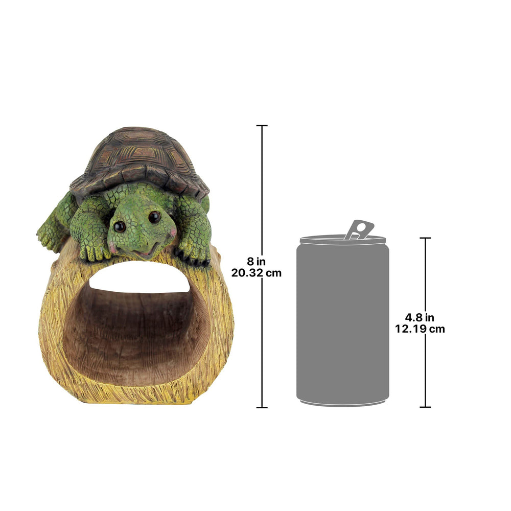 Design Toscano turtle in garden setting, creates charming outdoor focal point