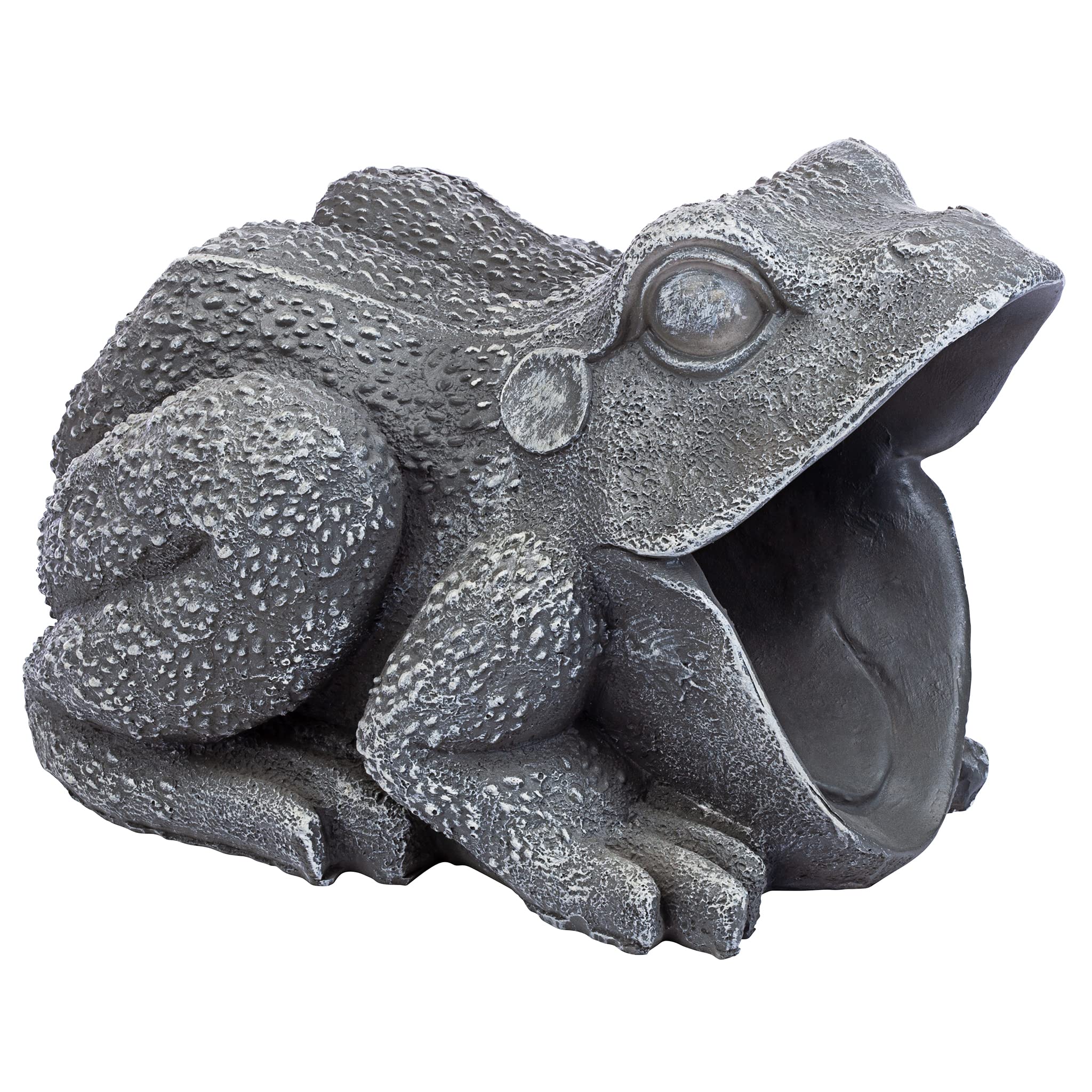 Design Toscano frog front view showing decorative curb appeal