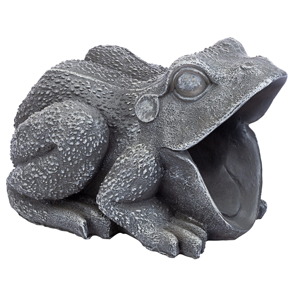 Design Toscano frog front view showing decorative curb appeal