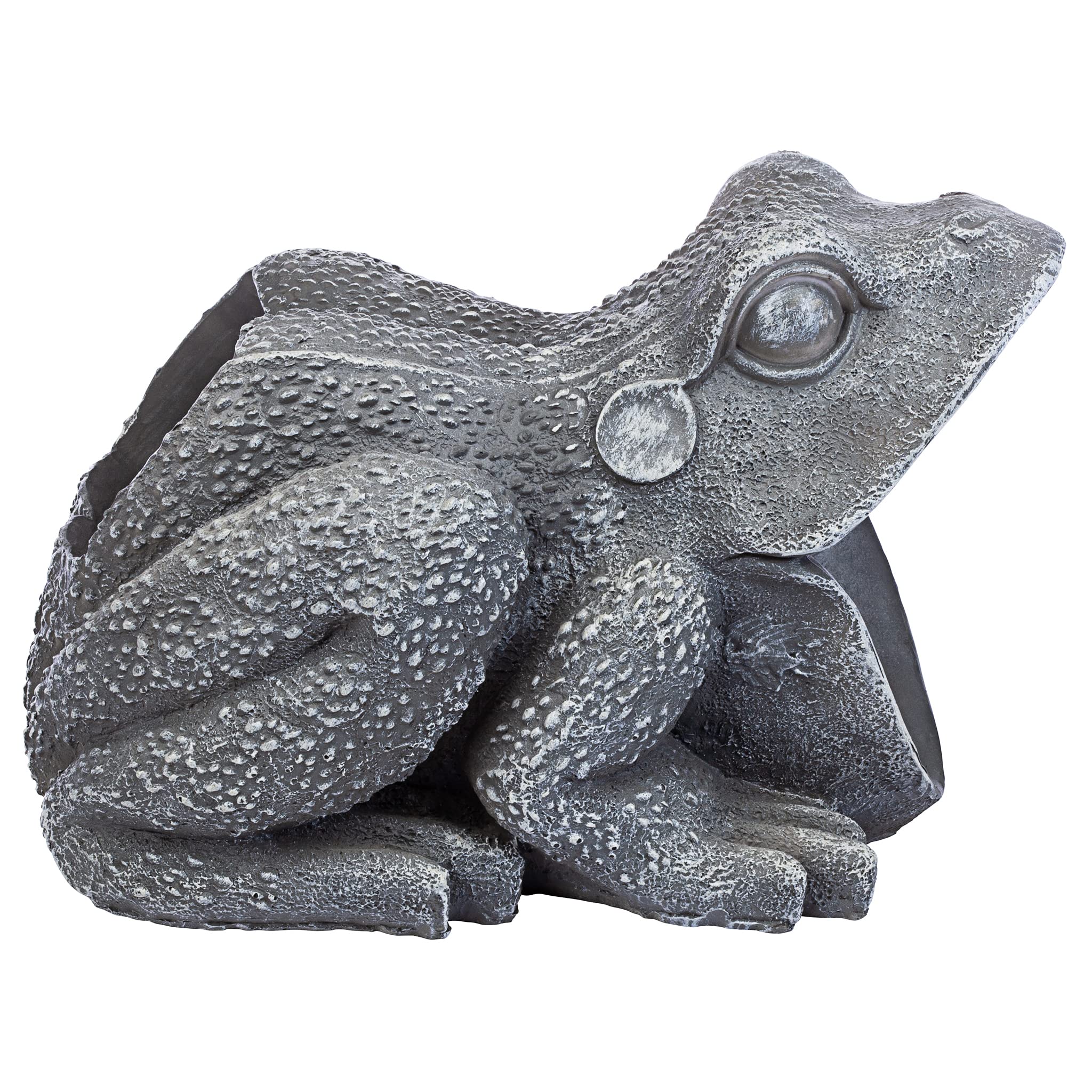 Design Toscano frog on porch lifestyle display enhances entryway