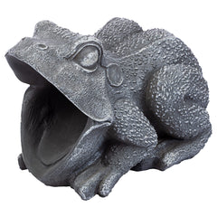 Design Toscano frog rear opening detail fits standard downspouts
