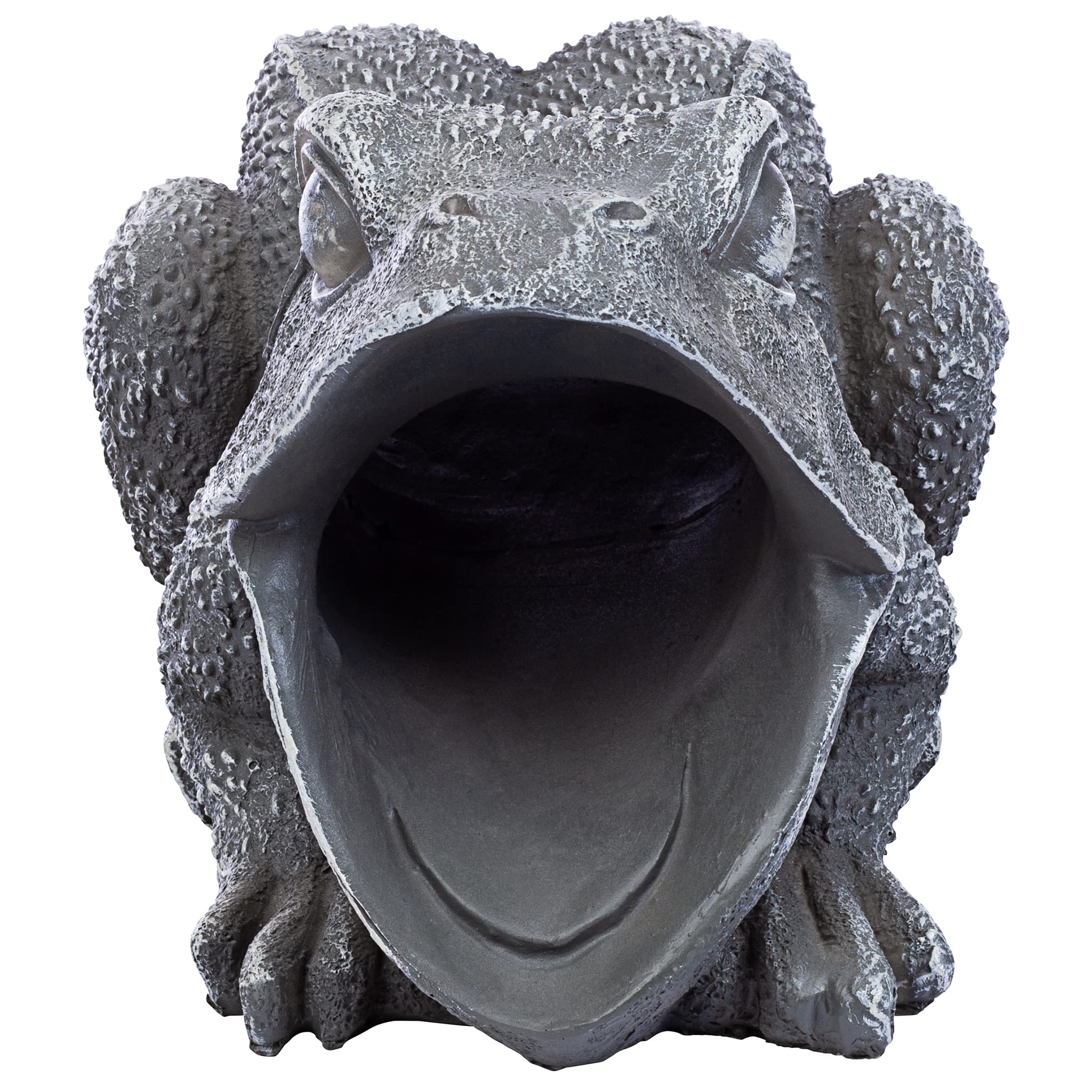 Design Toscano frog side profile highlighting sculpted silhouette