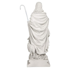Design Toscano side profile showing silhouette and garden placement benefit