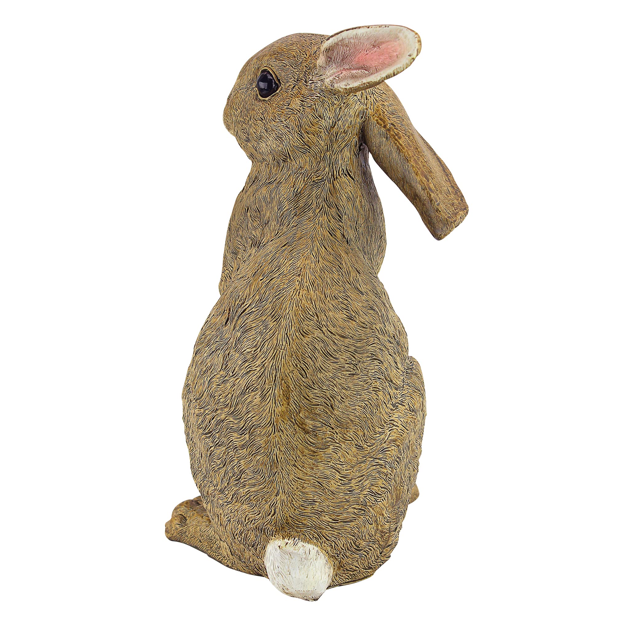 Design Toscano Hopper the Bunny placed in a garden adding whimsical accent