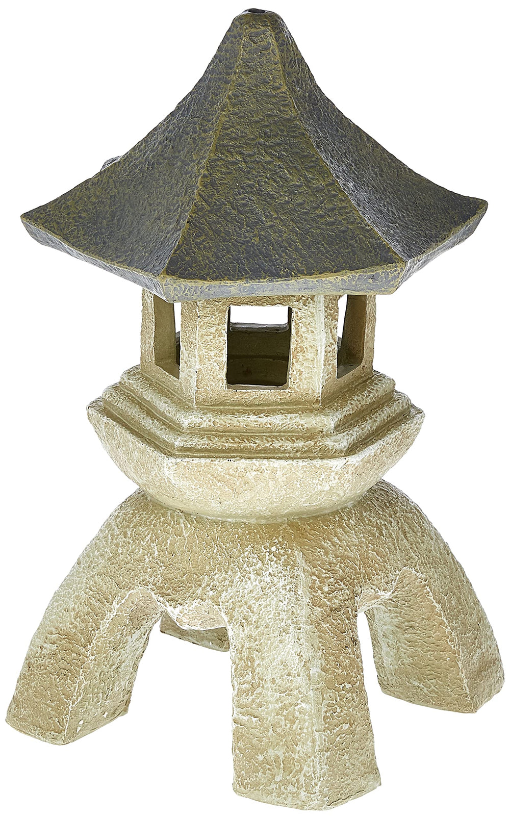 Design Toscano pagoda front view with balanced silhouette and calming presence