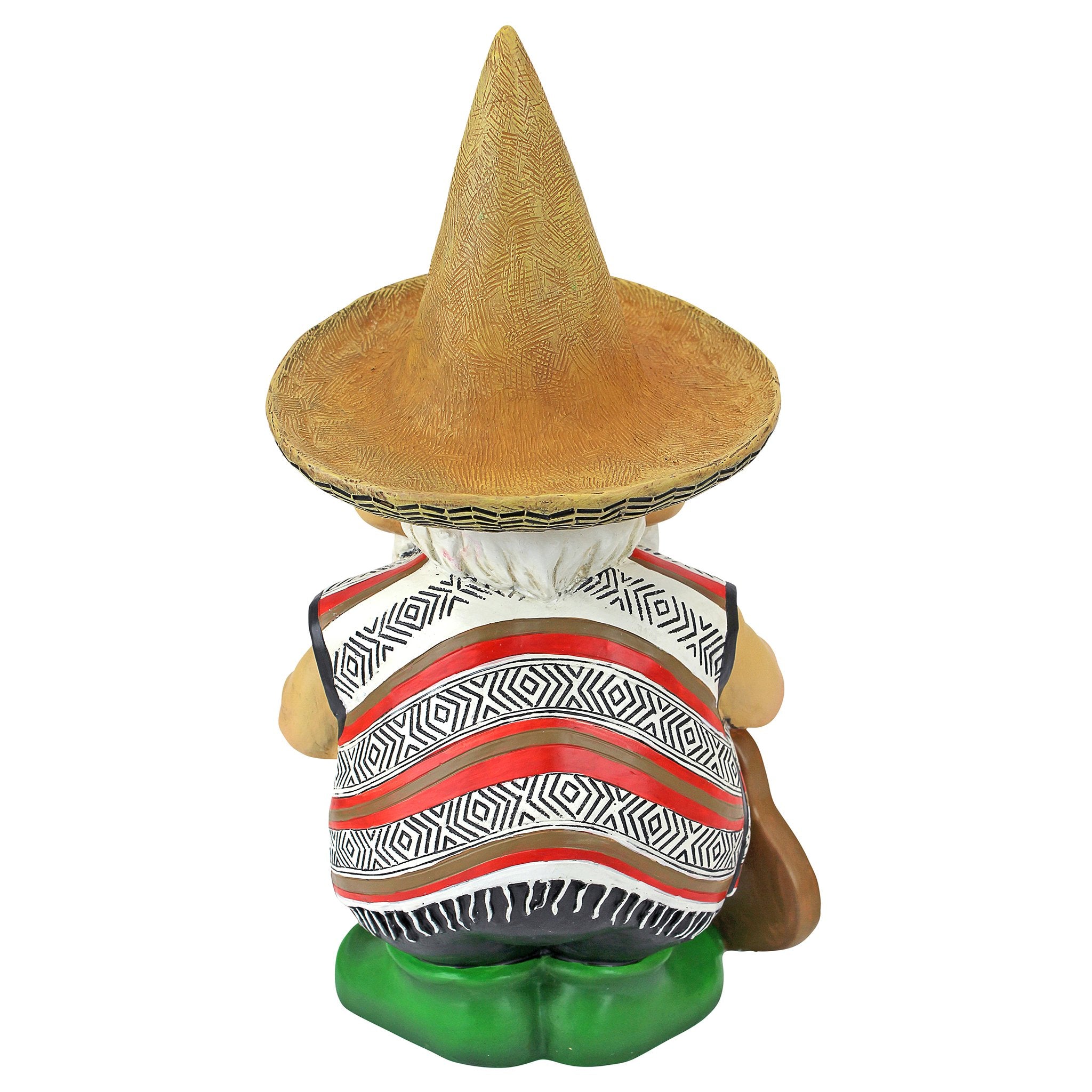 Design Toscano Pancho sarape texture close-up showing handcrafted paint work and color pop