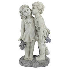 Design Toscano side profile highlighting statue height and balanced silhouette