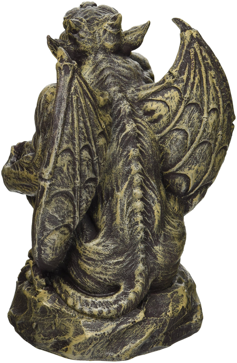 Design Toscano Silas close detail of face capturing sculpted features and spooky charm